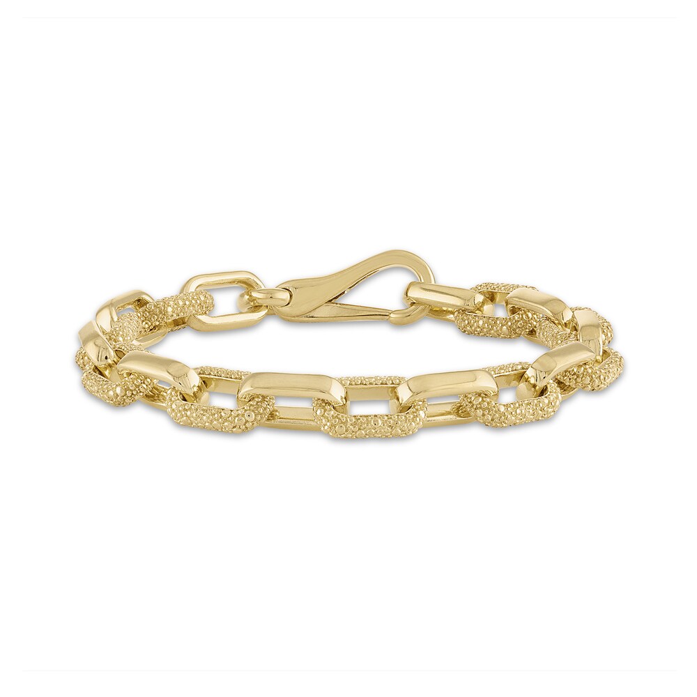 1933 by Esquire Link Chain Bracelet Sterling Silver/14K Yellow Gold o4HZCOi9 1933 by Esquire Link Chain Bracelet Sterling Silver/14K Yellow Gold o4HZCOi9